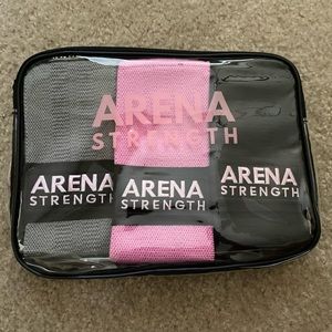 Brand new workout bands. Comes with a workout book